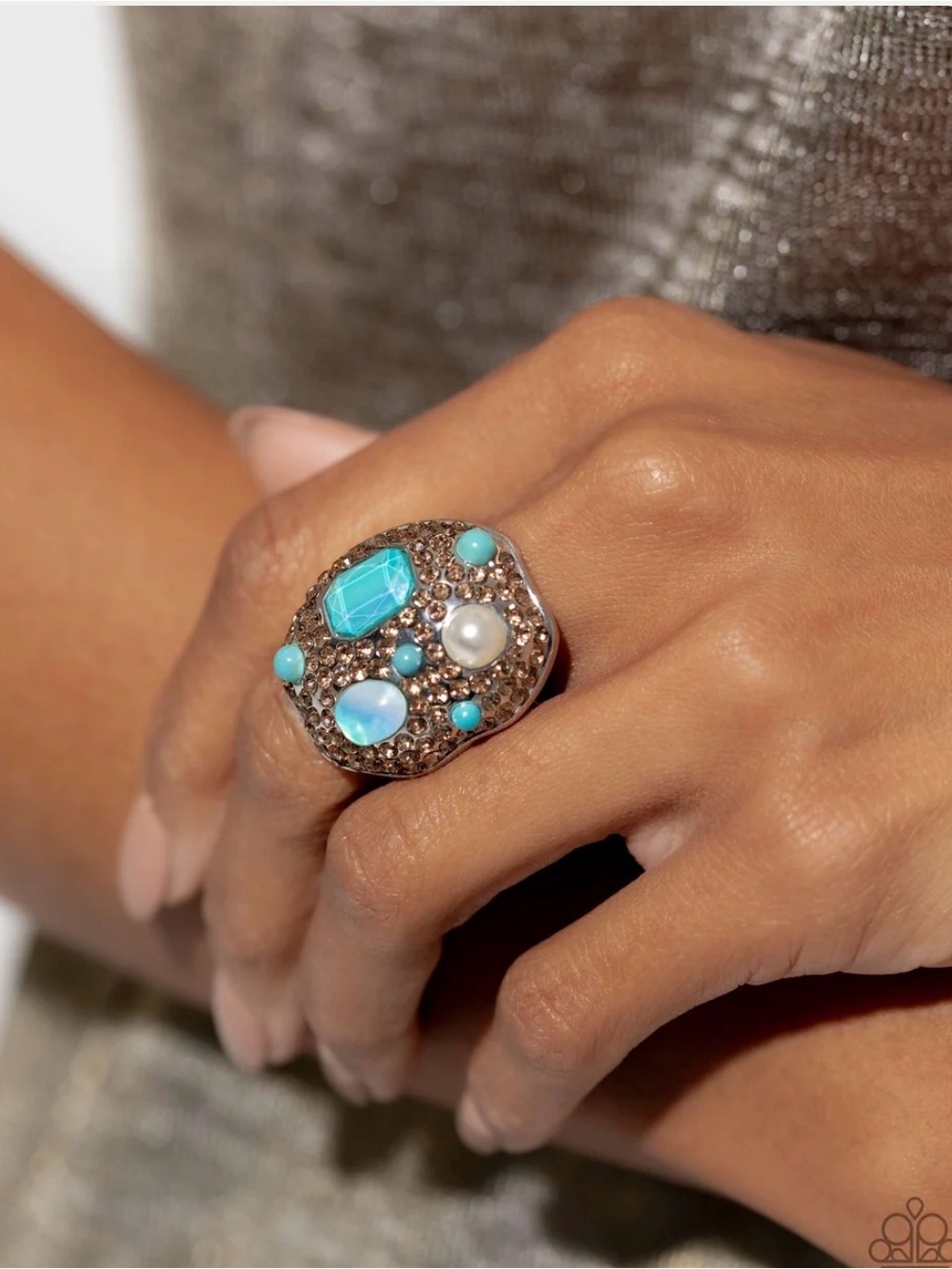 Active Artistry Blue Ring